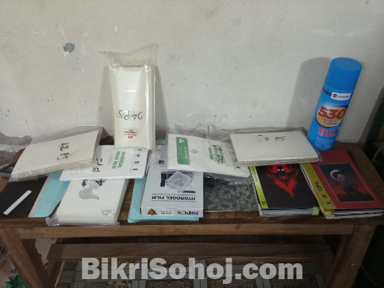 মোবাইল ষ্টিকার কাটিং মেশিনসহ অন্যান্য